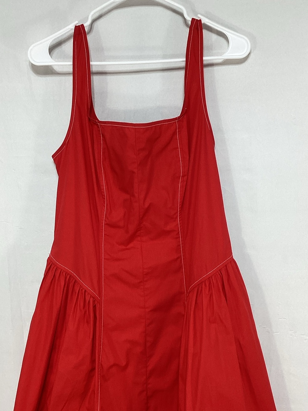 NWT Free Assembly Size Large Women's Red Midi Dress - Picture 2 of 12